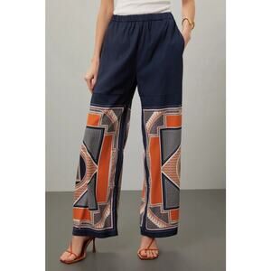 Rosetta Getty x RTR Printed Wide Leg Trousers